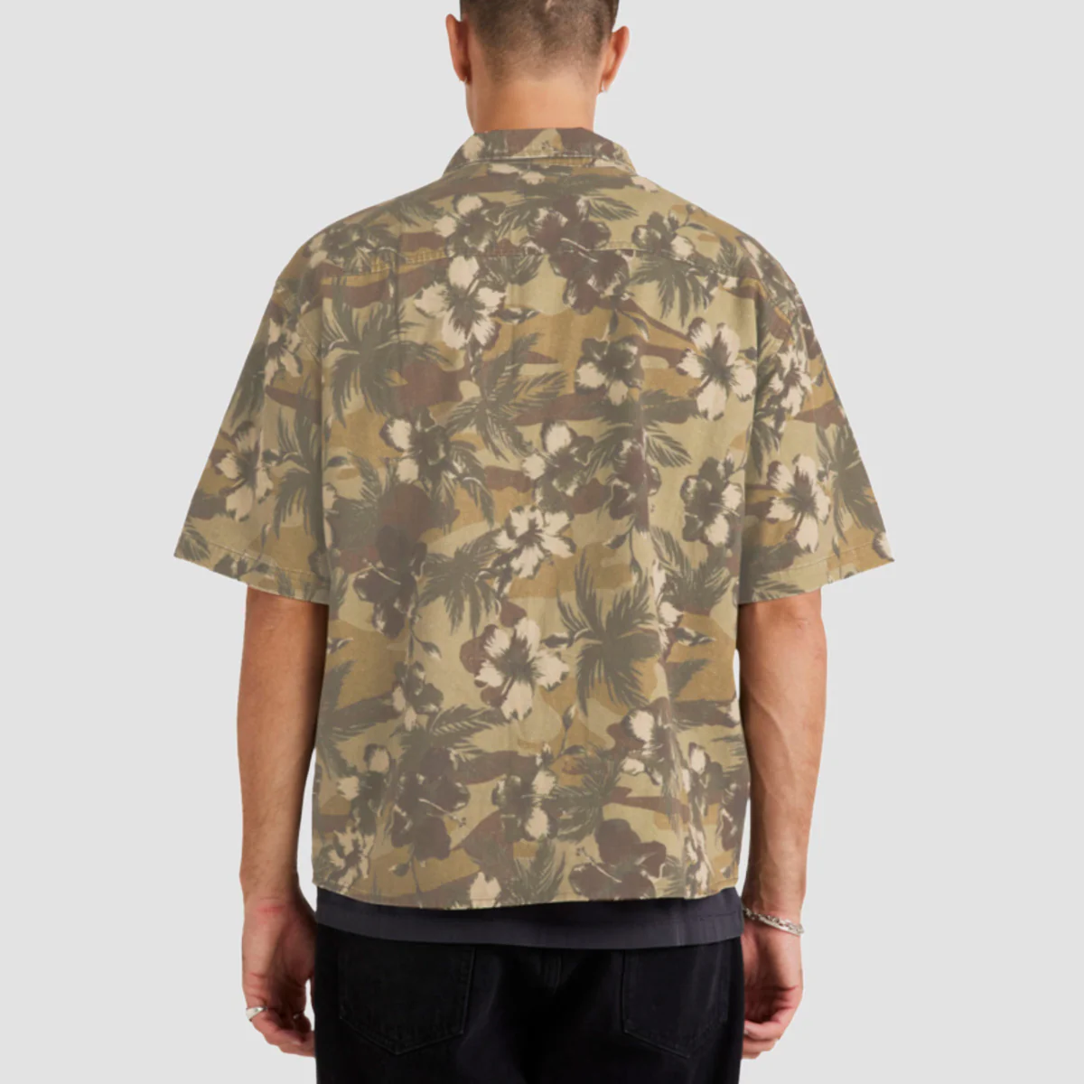RVCA Rover Short Sleeve Shirt Camo - Image 2