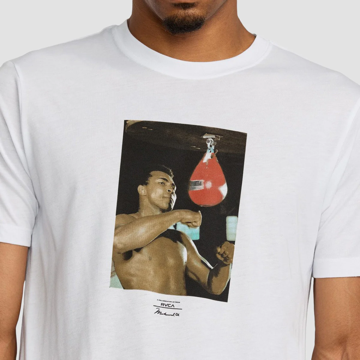 RVCA Sting Like T-Shirt White - Image 3