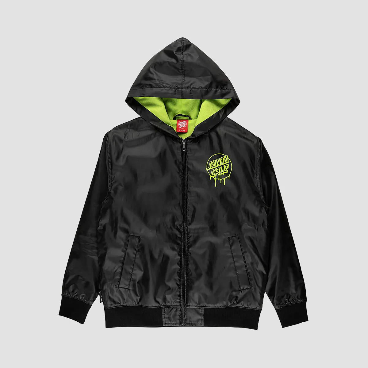 Santa Cruz Liquid Dot Jacket Black - Kids - Image 3