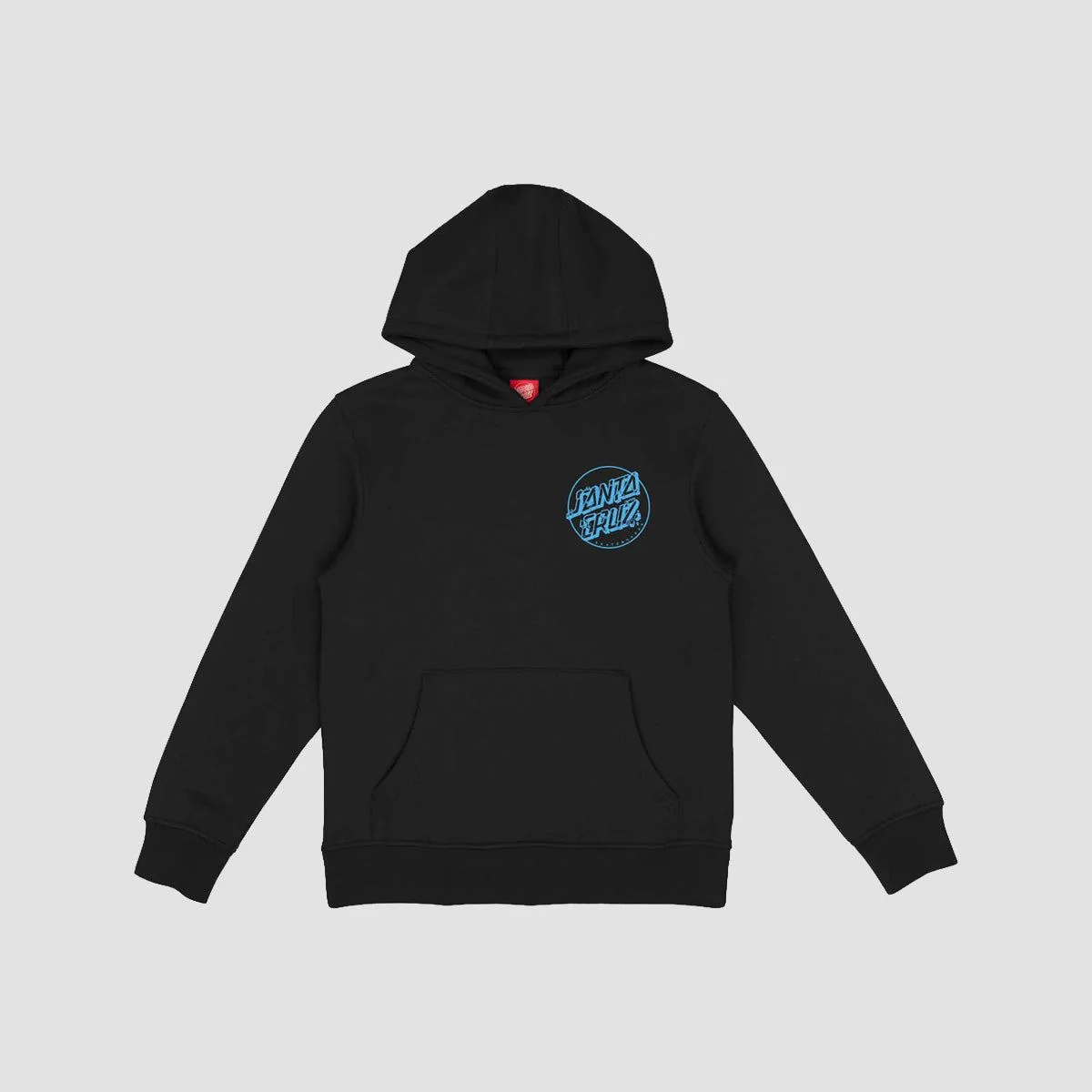 Santa Cruz Roskopp Screaming Five Pullover Hoodie Black - Kids - Image 2