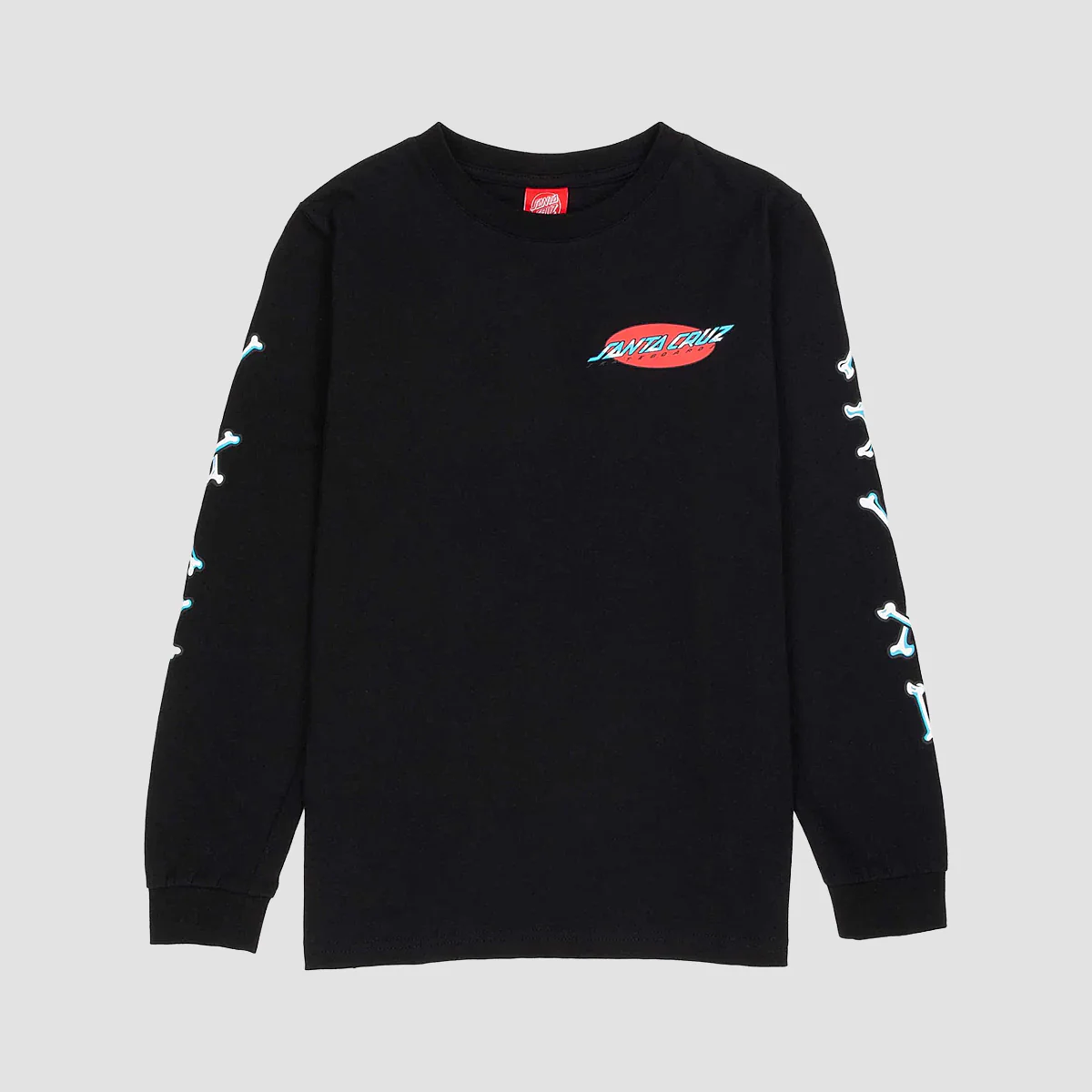 Santa Cruz Salba Voodoo Pit Longsleeve T-Shirt Black - Kids - Image 2