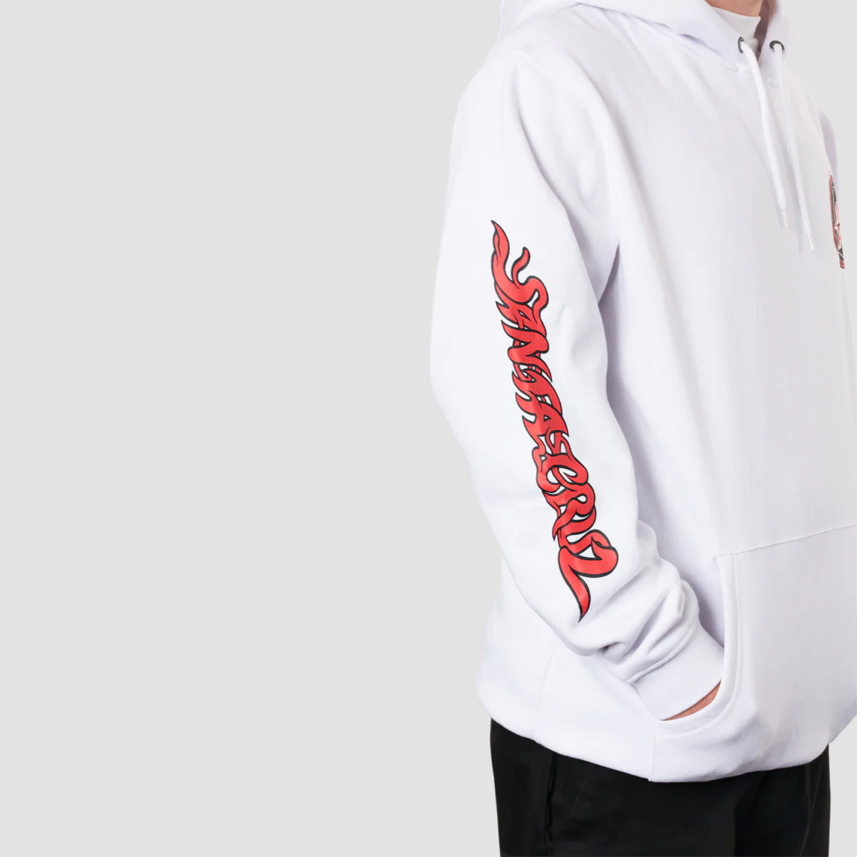 Santa Cruz Screaming 50th Pullover Hoodie White - Image 3