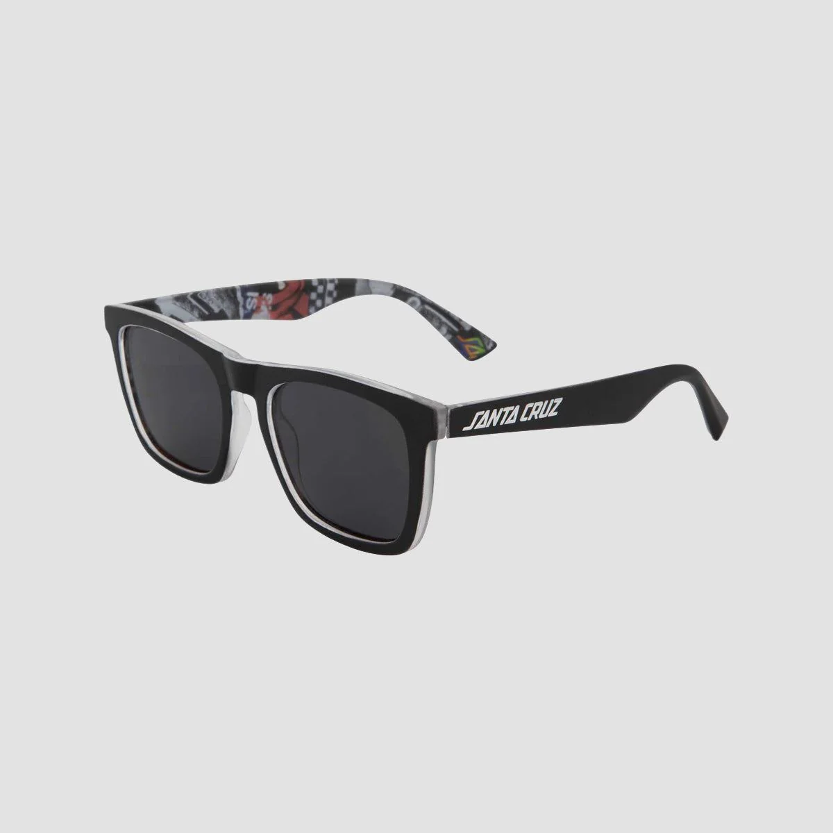 Santa Cruz Strip Sunglasses Black Collage/Black