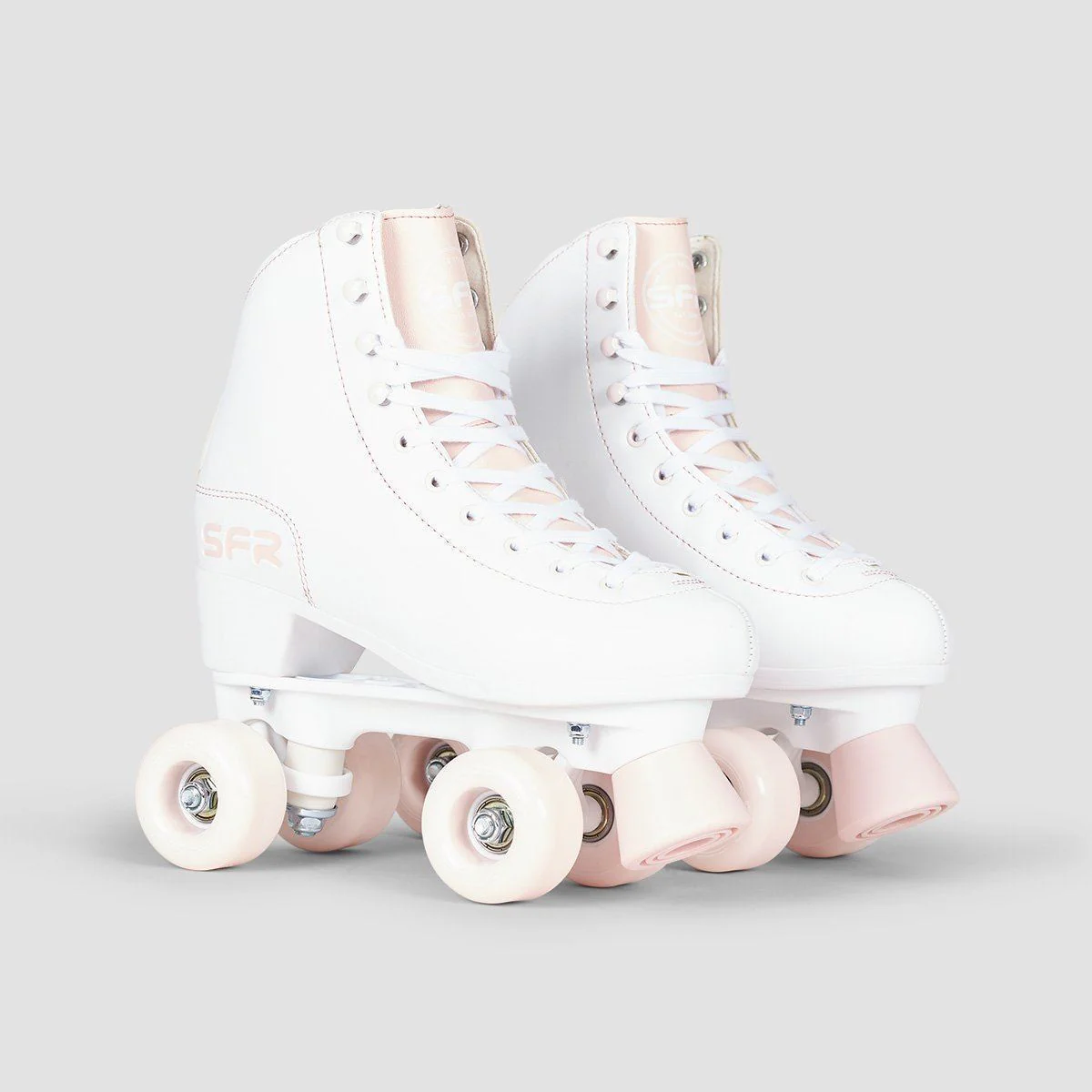 SFR Figure Quad Skates White/Pink - Image 3