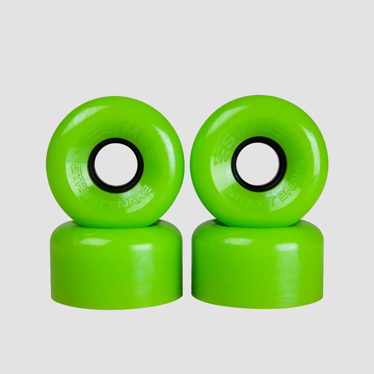 Sims Street Snakes 78a Quad Wheels x4 Green 62mm