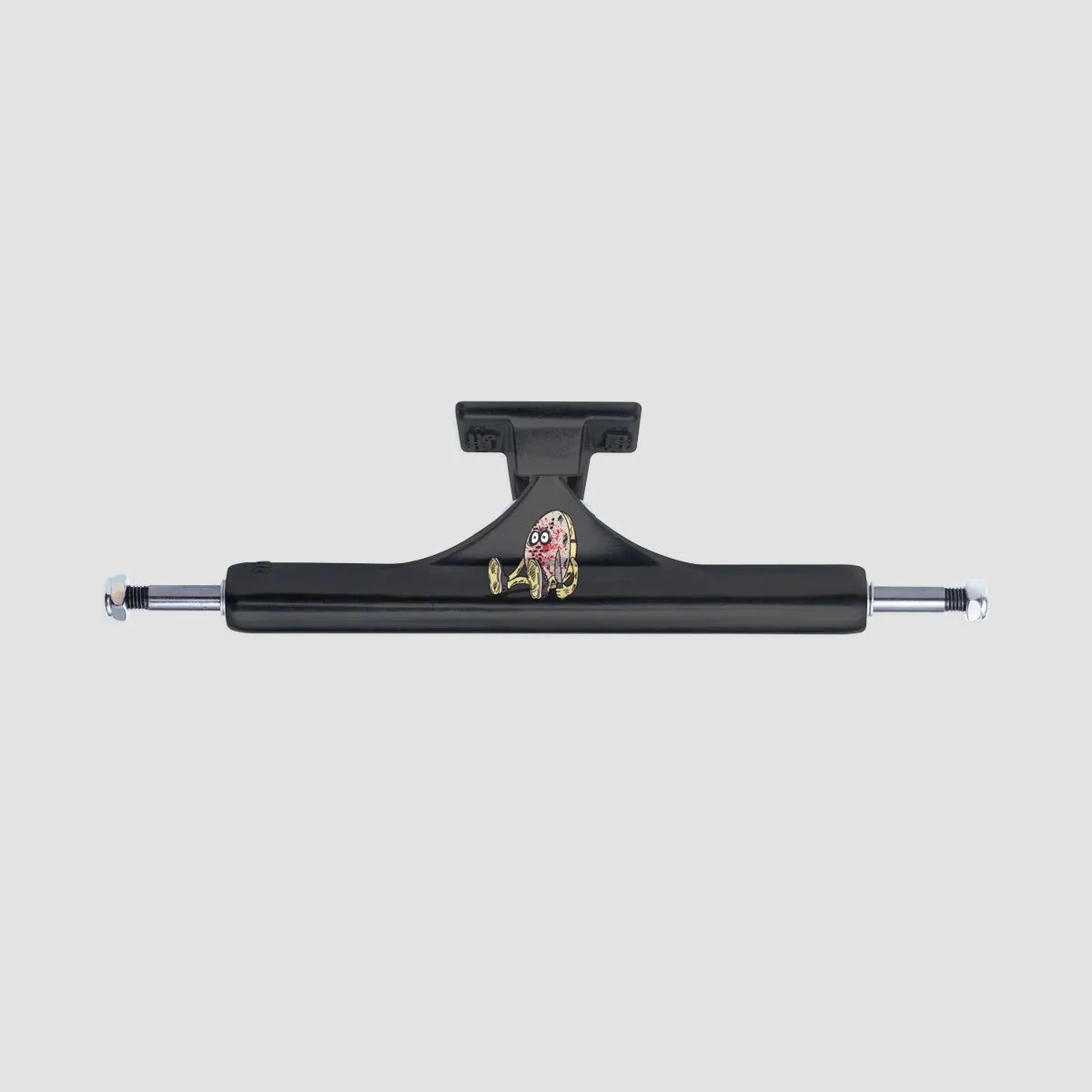 Slappy ST1 Curb Killer II Hollow Inverted Kingpin Skateboard Trucks 1 Pair Matte Black - 10"