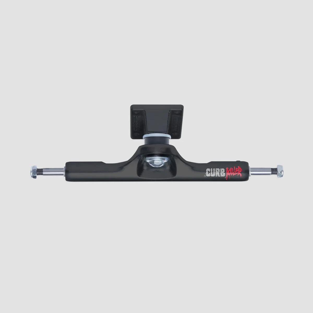 Slappy ST1 Curb Killer II Hollow Inverted Kingpin Skateboard Trucks 1 Pair Matte Black - 9" - Image 2