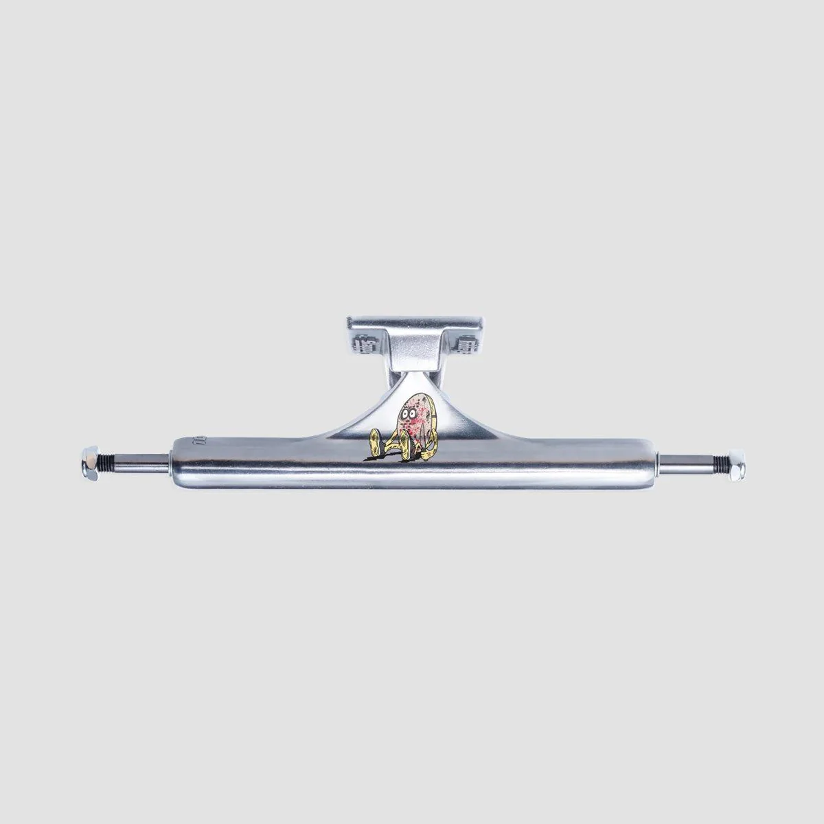 Slappy ST1 Curb Killer II Hollow Inverted Kingpin Skateboard Trucks 1 Pair Polished - 10"