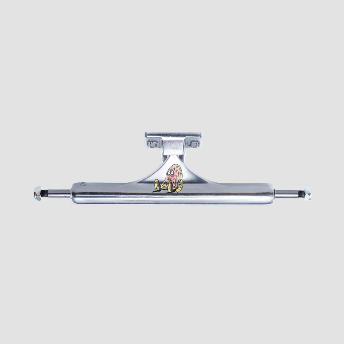Slappy ST1 Curb Killer II Hollow Inverted Kingpin Skateboard Trucks 1 Pair Polished - 8.5"
