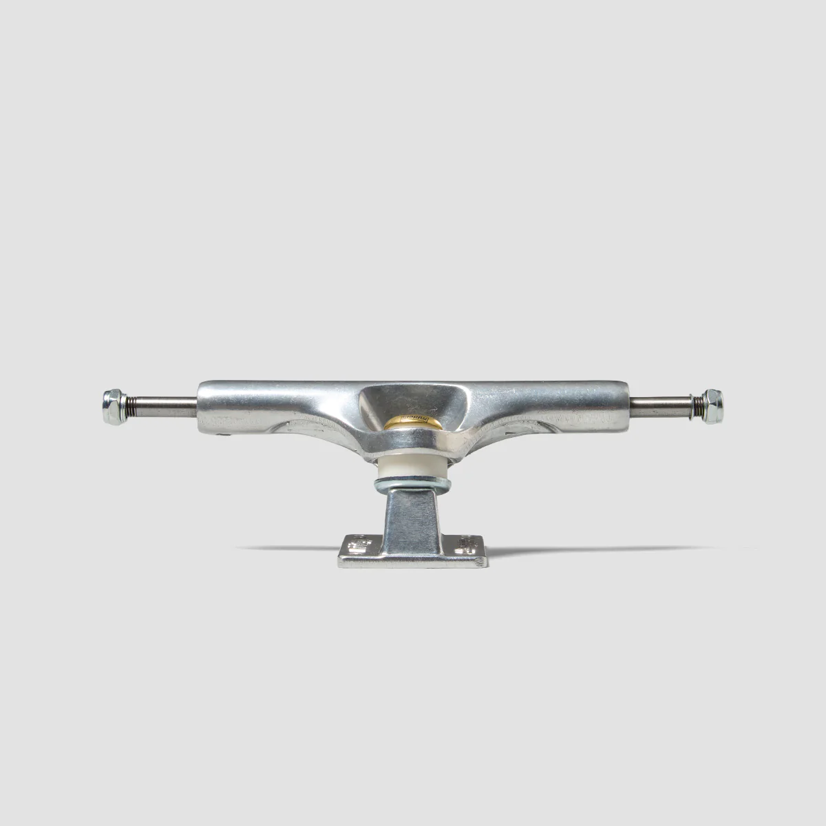 Slappy ST1 Inverted Hollow Lights/Ultra Low Kingpin (6 Hole Baseplate) Skateboard Trucks 1 Pair Polished/Gold - 9" - Image 2