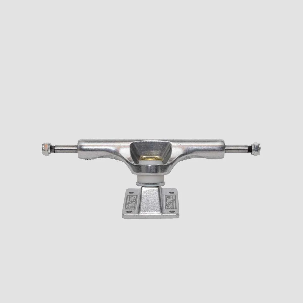 Slappy ST1 Inverted Hollow Lights/Ultra Low Kingpin Skateboard Trucks 1 Pair Polished/Gold - 8" - Image 3