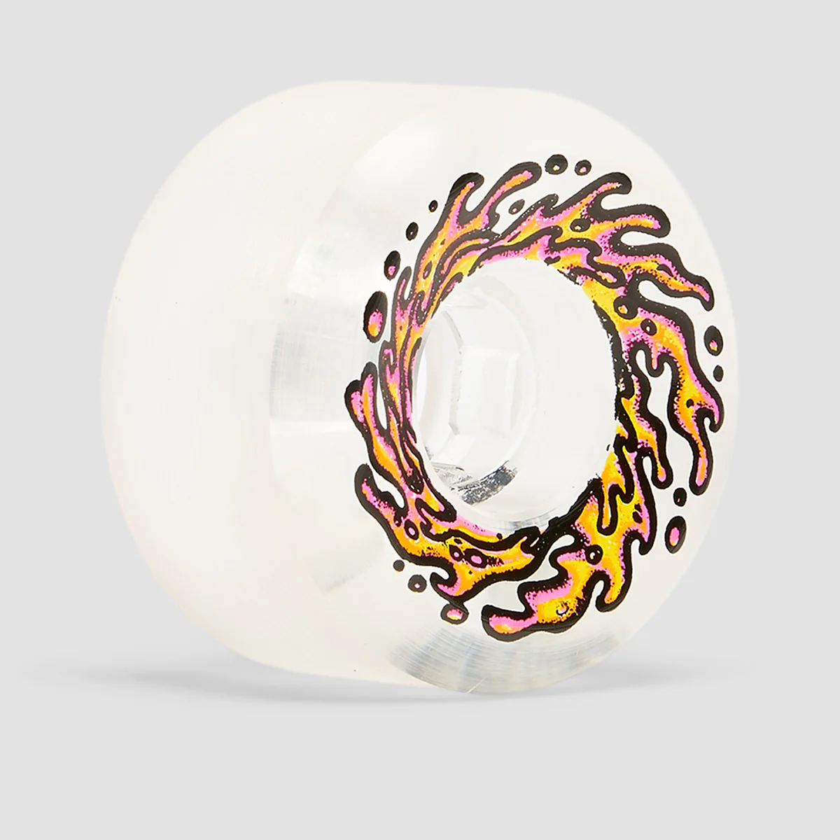 Slime Balls Mirror Vomits 99a Skateboard Wheels Clear 54mm - Image 2