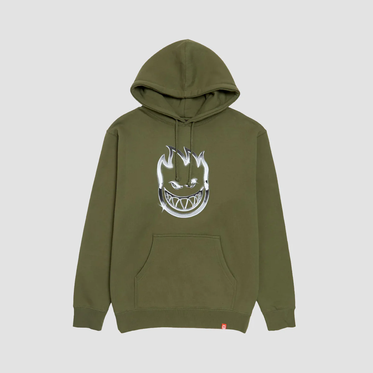 Spitfire Chrome Bighead Pullover Hoodie Army/Multi