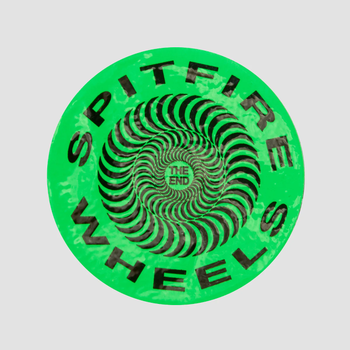Spitfire Classic Sticker Large Green/Black 190mm