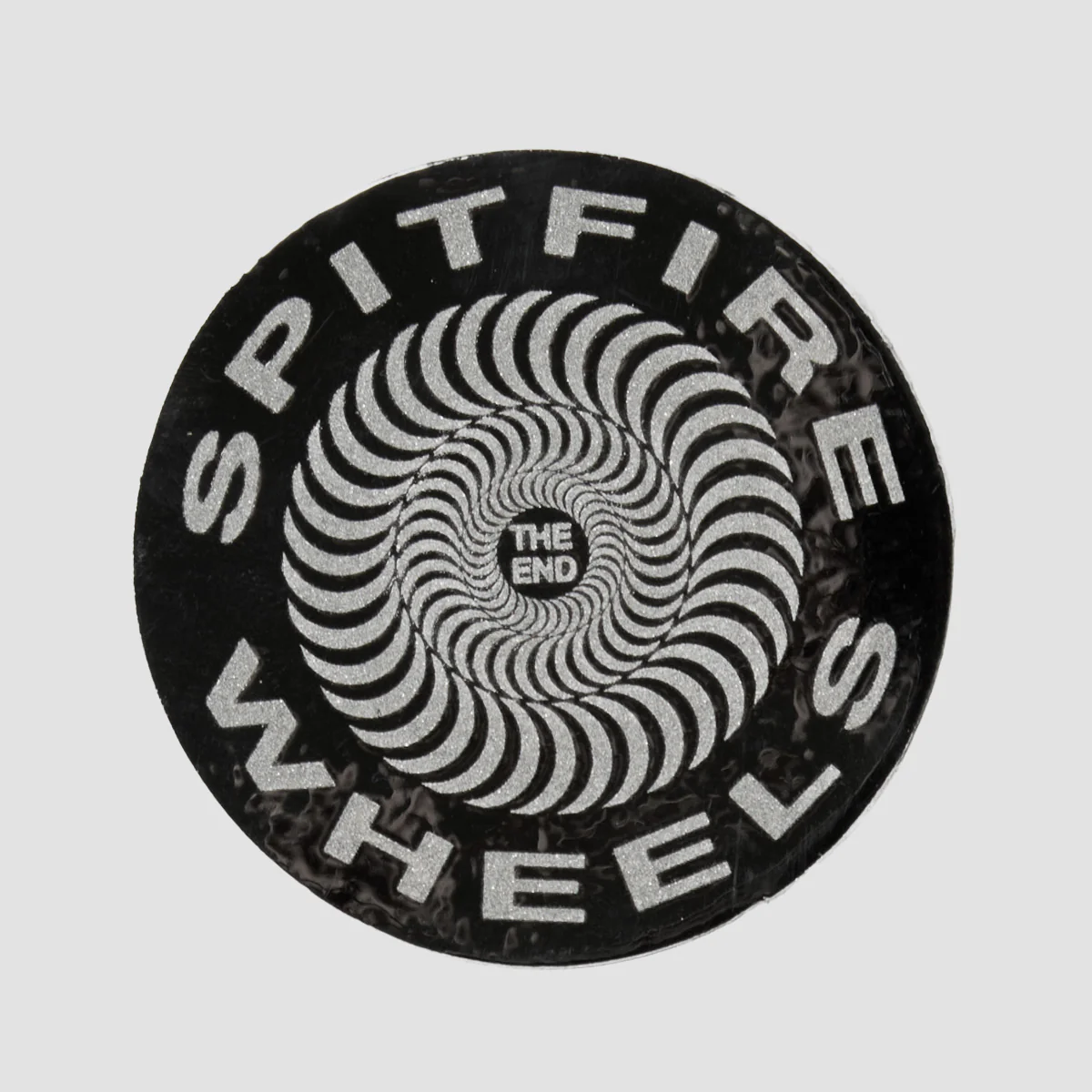 Spitfire Classic Sticker Small Black/Grey 62mm