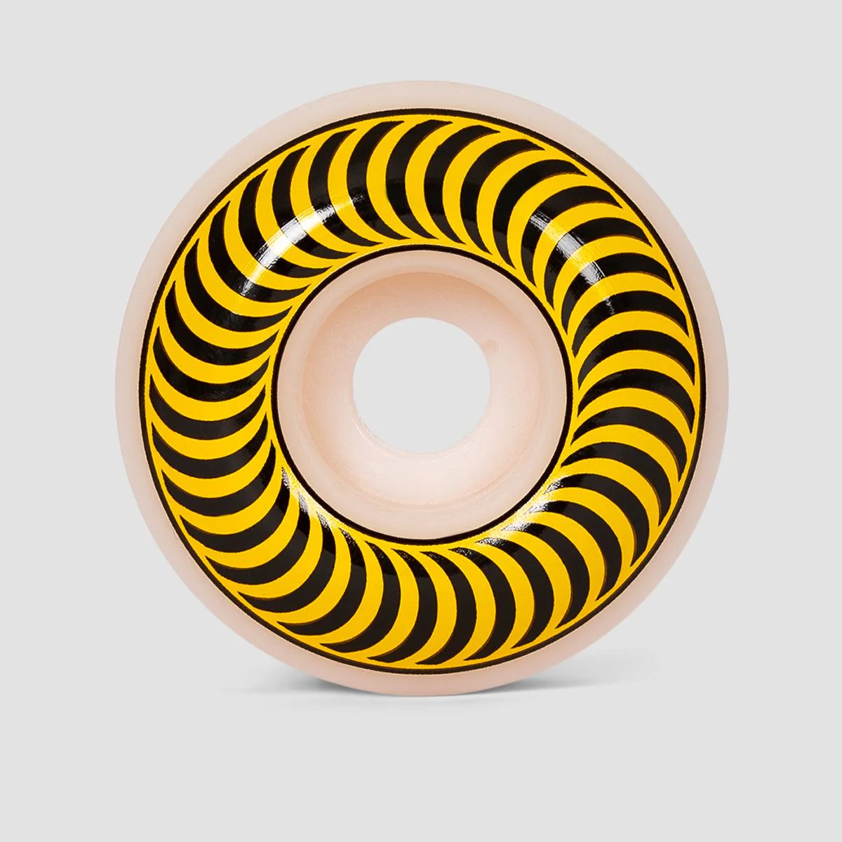 Spitfire Classic Skateboard Wheels White/Yellow 55mm 99a - Image 2