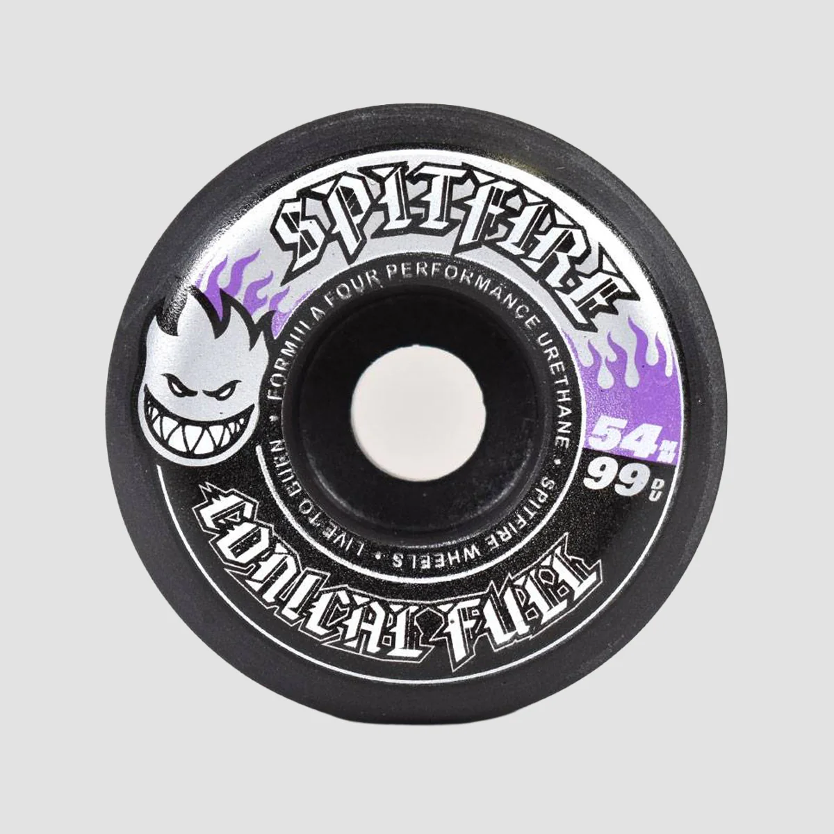 Spitfire Formula Four Conical Full 99DU Skateboard Wheels Black 54mm