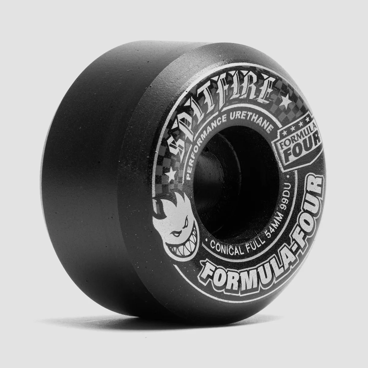 Spitfire Formula Four Conical Full 99DU Skateboard Wheels Black 54mm - Image 2