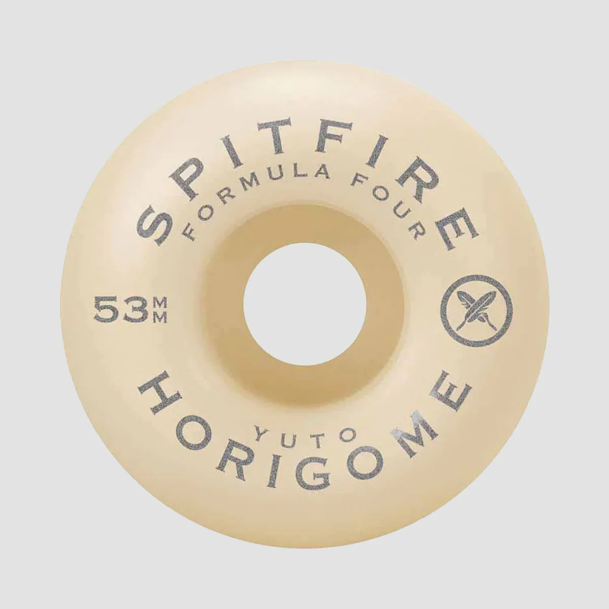Spitfire Formula Four Yuto Horigome Cherry Blossom 99DU Skateboard Wheels Natural 53mm - Image 2