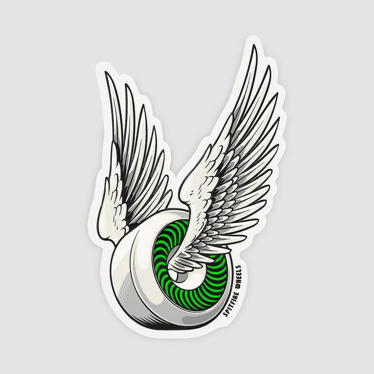 Spitfire OG Classic Sticker White/Green 150x95mm