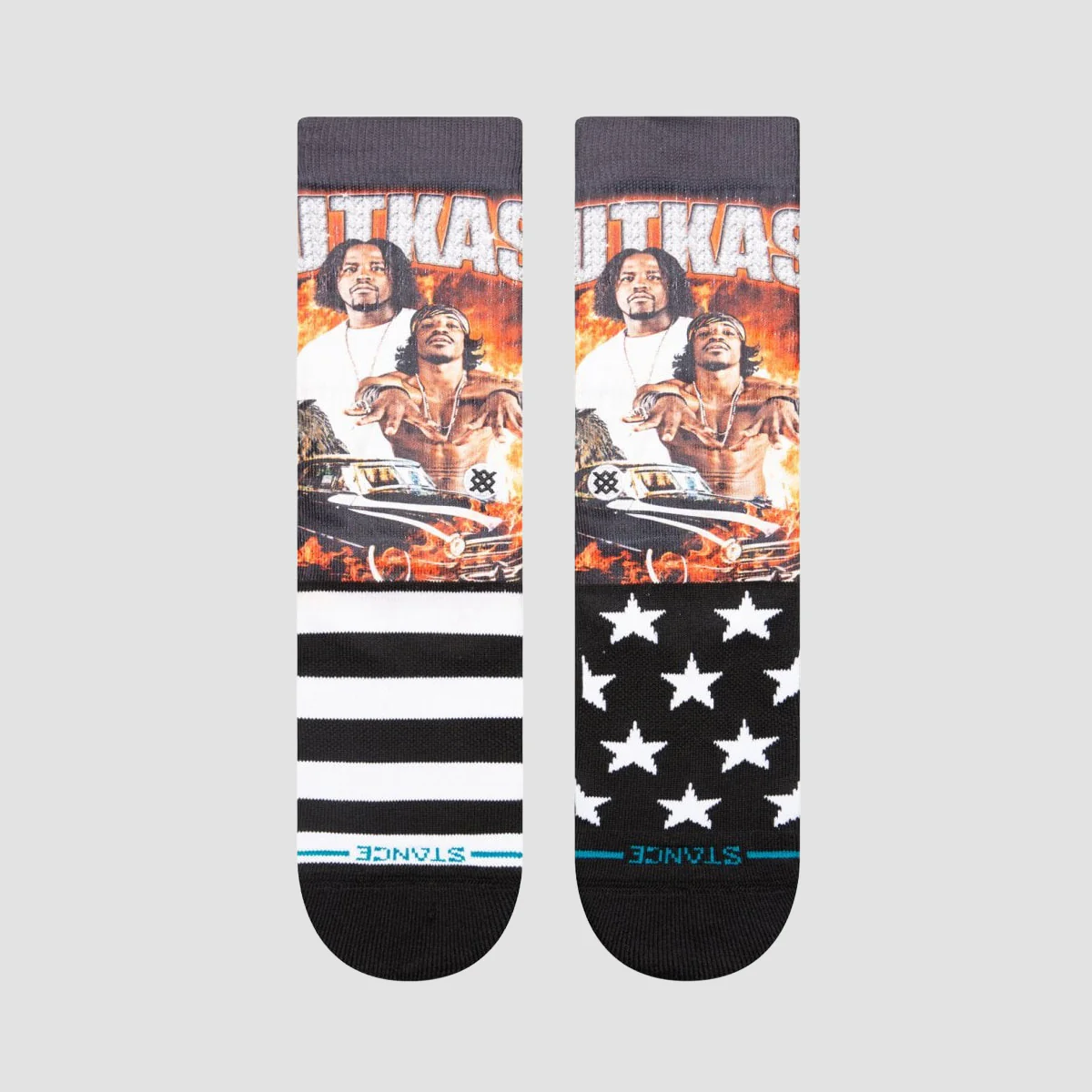 Stance Outkast Stankonia Crew Socks Black - Image 2