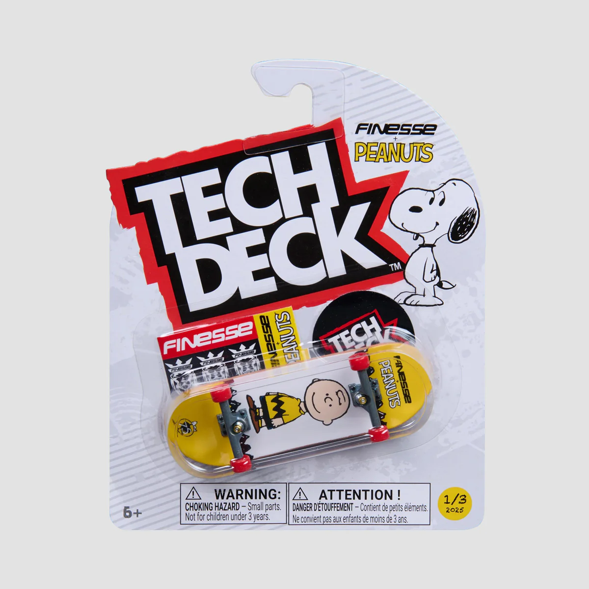 Tech Deck 96mm Entertainment Series Fingerboard - Finesse Peanuts 1/3 2026