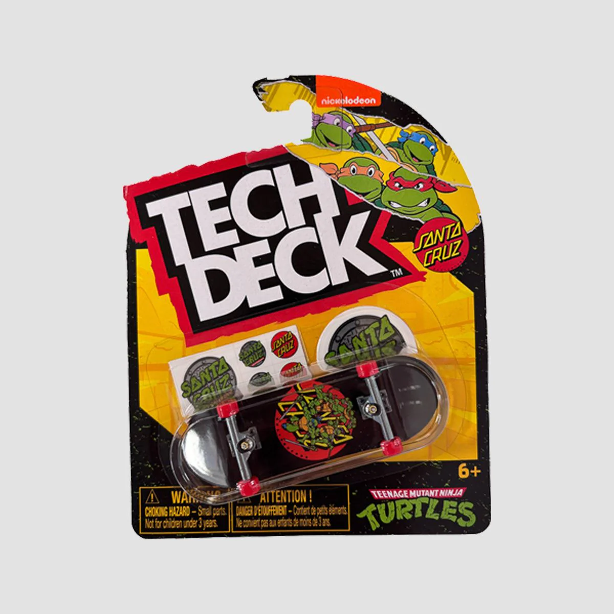 Tech Deck 96mm (M52) Fingerboard - Random Santa Cruz X TMNT - Image 3