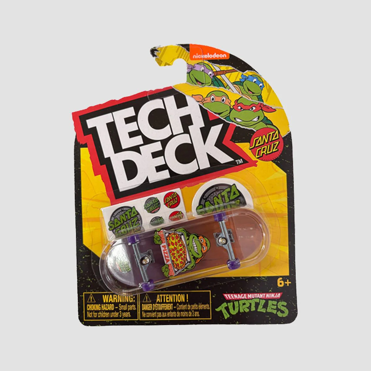 Tech Deck 96mm (M52) Fingerboard - Random Santa Cruz X TMNT - Image 5