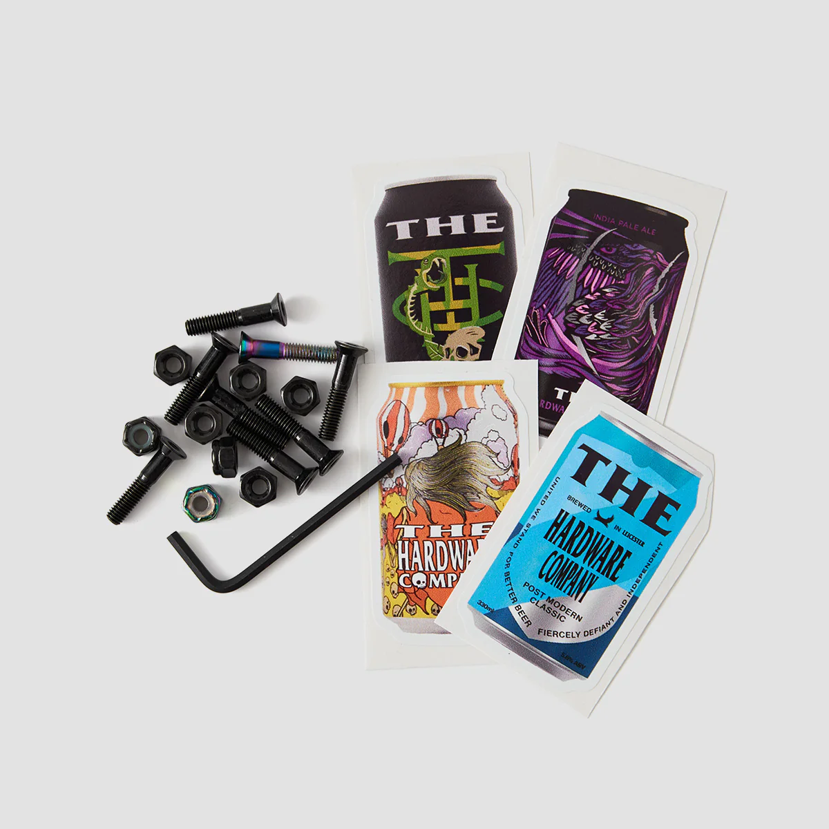 The Hardware Company THC Crafty Sesh Allen Truck Bolts Black/Neo Diesel 1" - Image 2