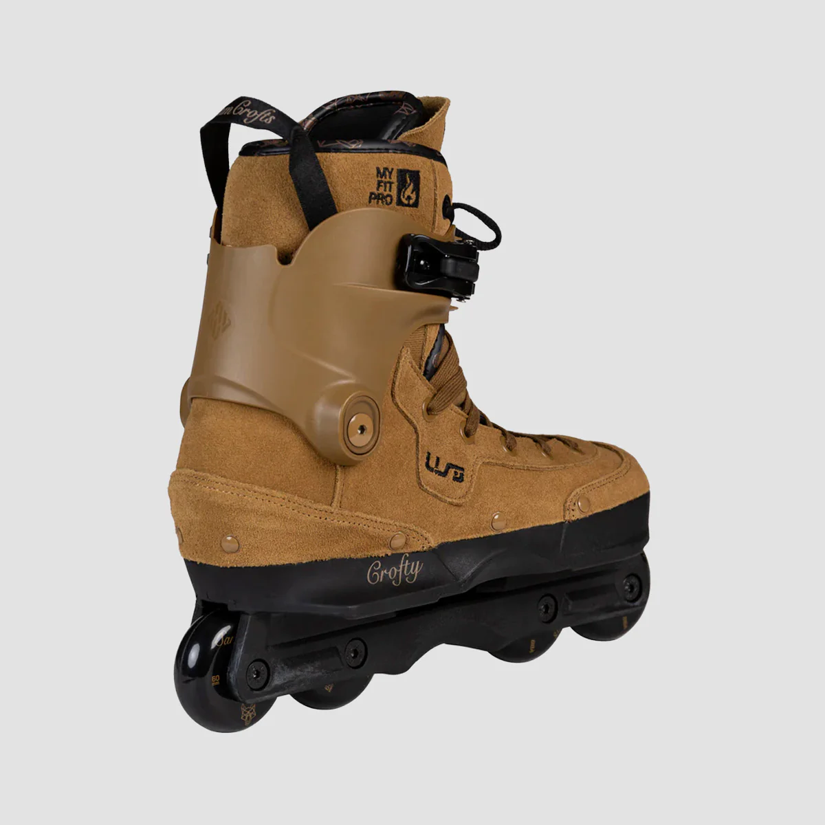 USD Aeon Sam Crofts V Aggressive Inline Skates Brown - Image 2