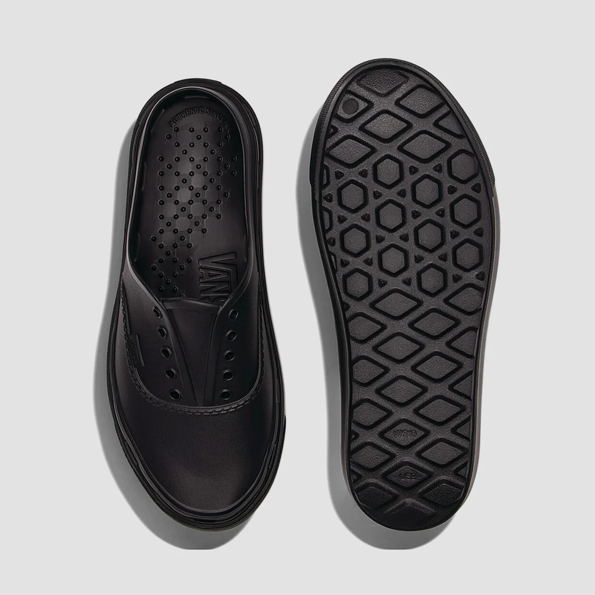 Vans Authentic Foam Mule Shoes - Black - Image 2