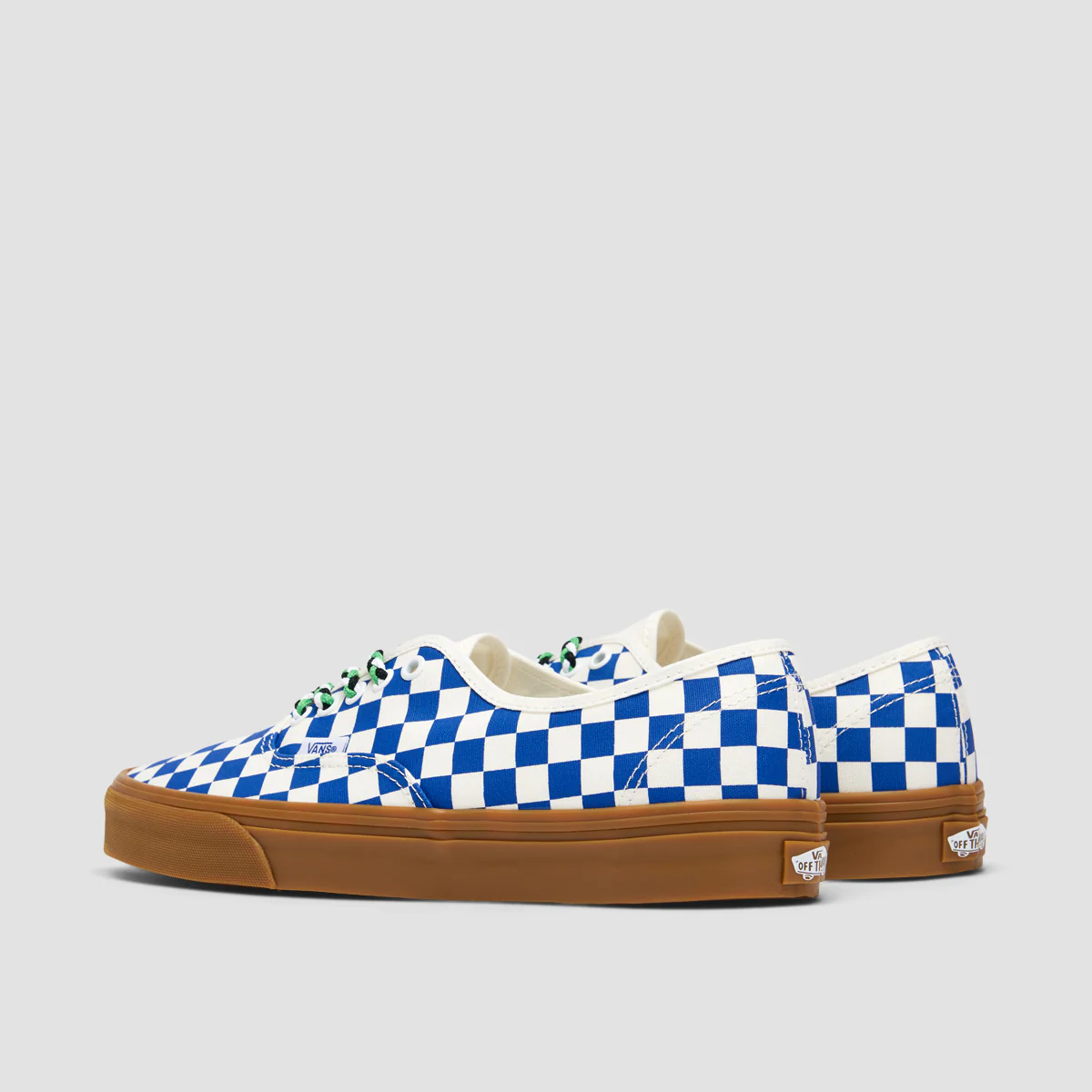 Vans Authentic Shoes - Checkerboard Blue/White - Image 3