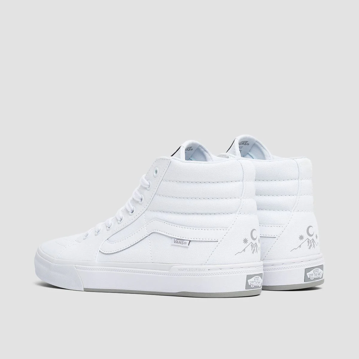 Vans BMX Sk8-Hi Shoes - Perris Benegas White/Grey - Image 3