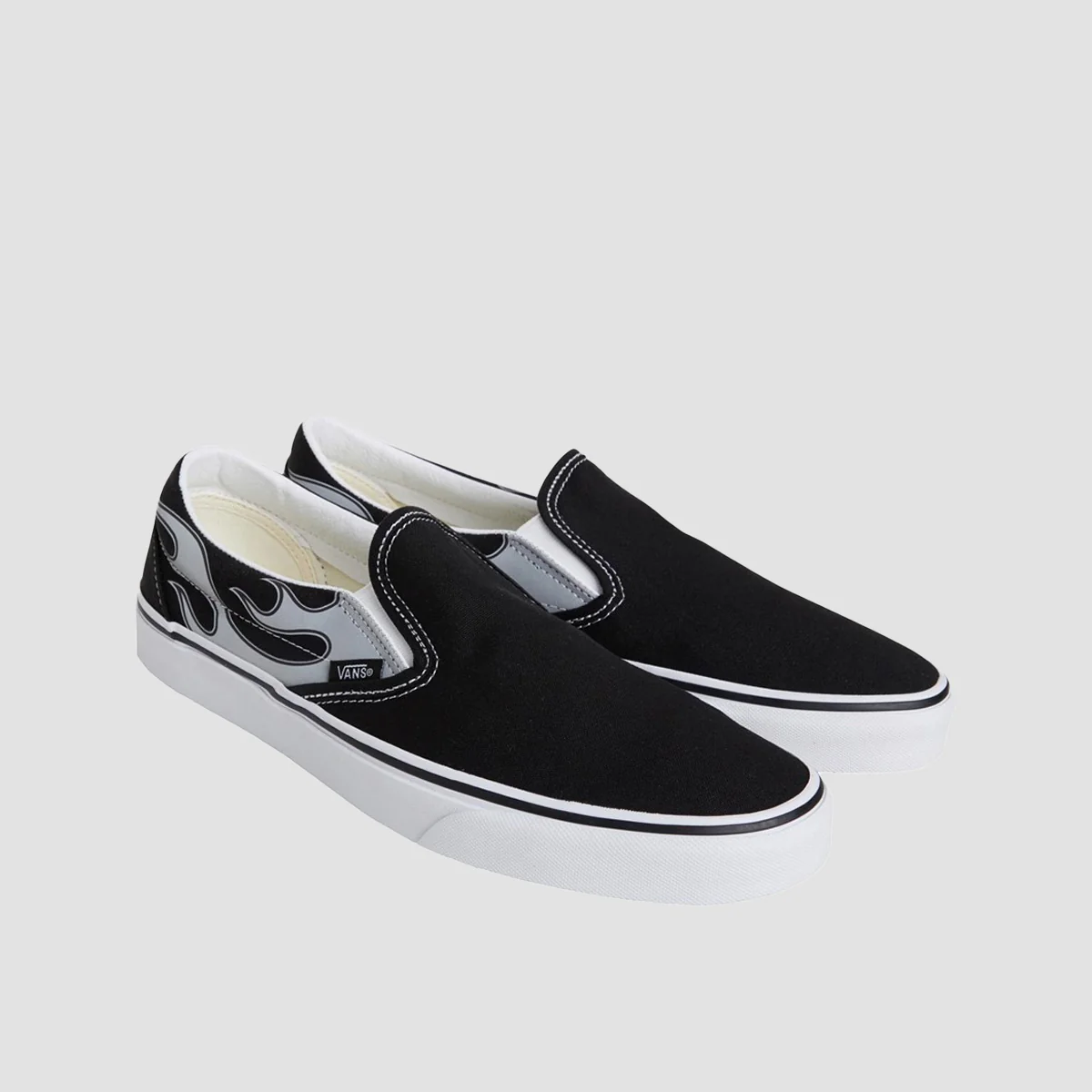 Vans Classic Slip-On Shoes - Reflective Flame Black - Image 2
