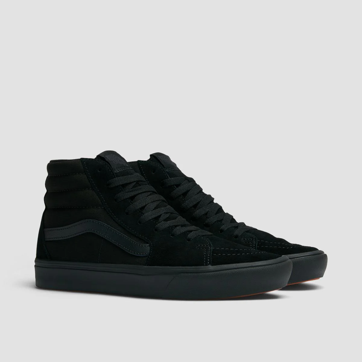 Vans ComfyCush SK8-Hi High Top Shoes - Classic Black/Black - Image 2