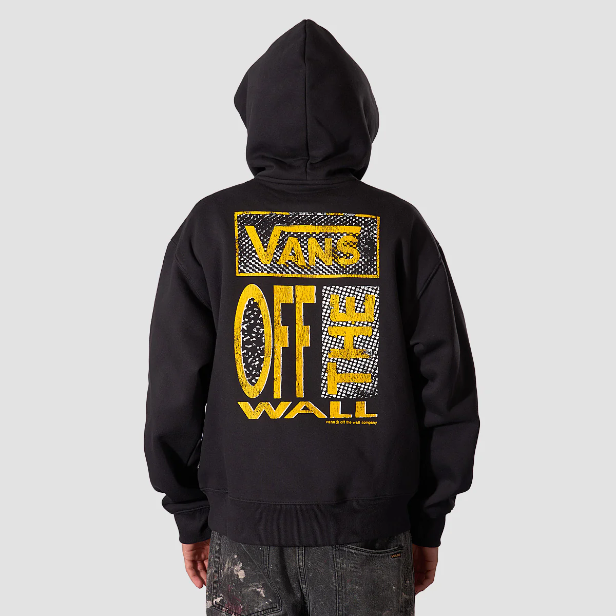 Vans Cut and Paste Pullover Hoodie Black - Image 3