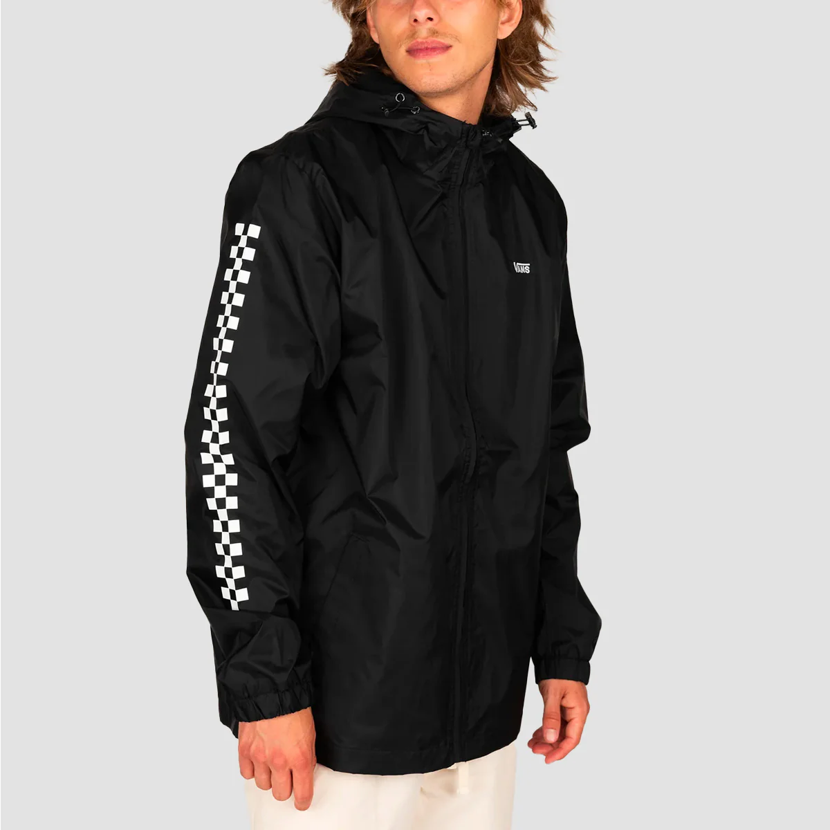Vans Garnett Jacket Black/Checkerboard - Image 2