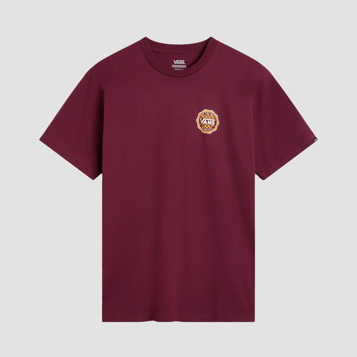 Vans Hawl Pass Crew B T-Shirt Burgundy - Image 2