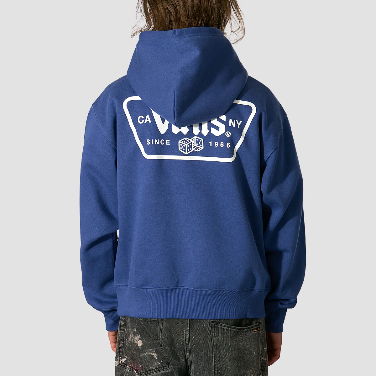 Vans Knu Patch Pullover Hoodie True Navy - Image 2