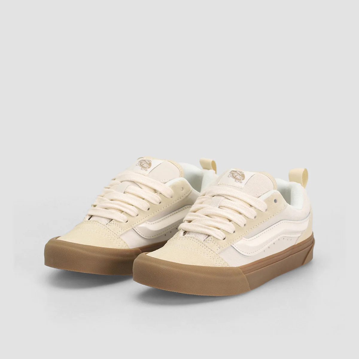 Vans Knu Skool Shoes - Marshmallow/Light Gum - Image 2