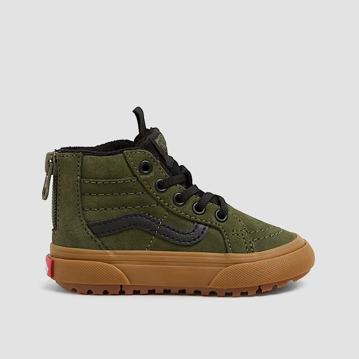 Vans MTE SK8-Hi Zip High Top Shoes - Grape Leaf/Gum - Kids