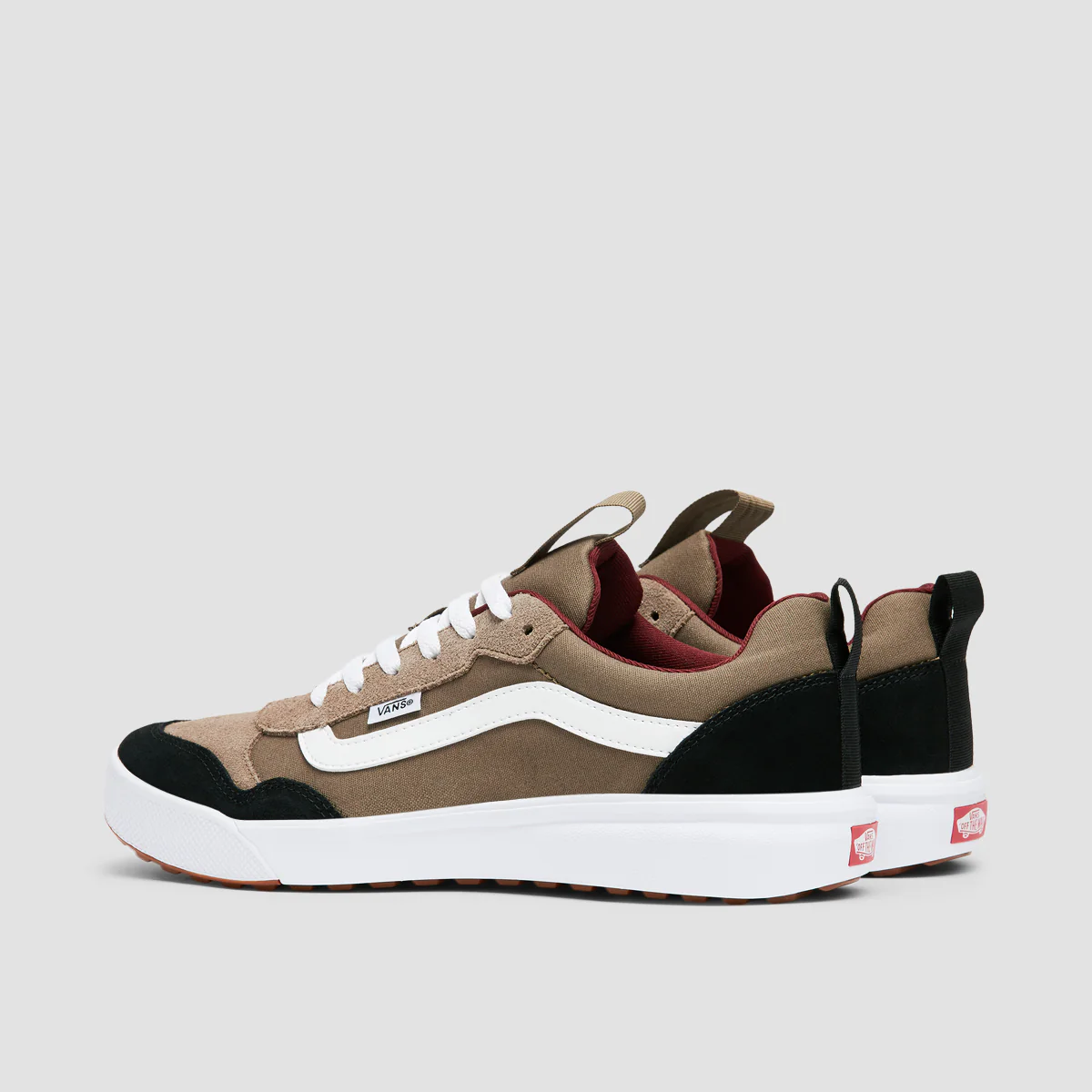 Vans Range EXP Mid Top Shoes - Suede/Canvas Walnut - Image 3