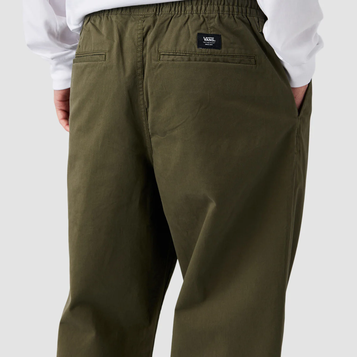Vans Range Loose Cropped Elastic Waist Pants Grape Leaf - Image 3