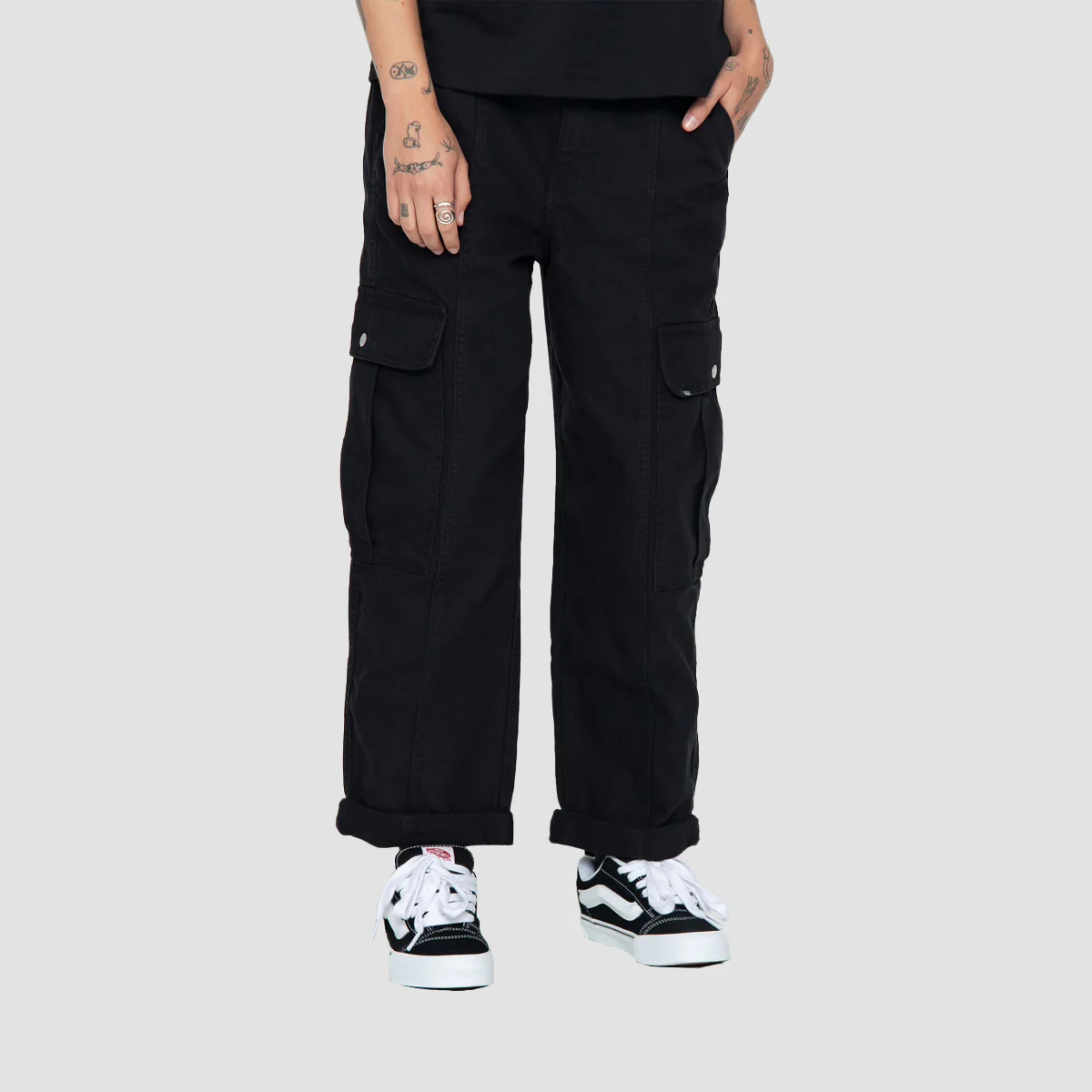 Vans Sidewalk Pants Black - Womens