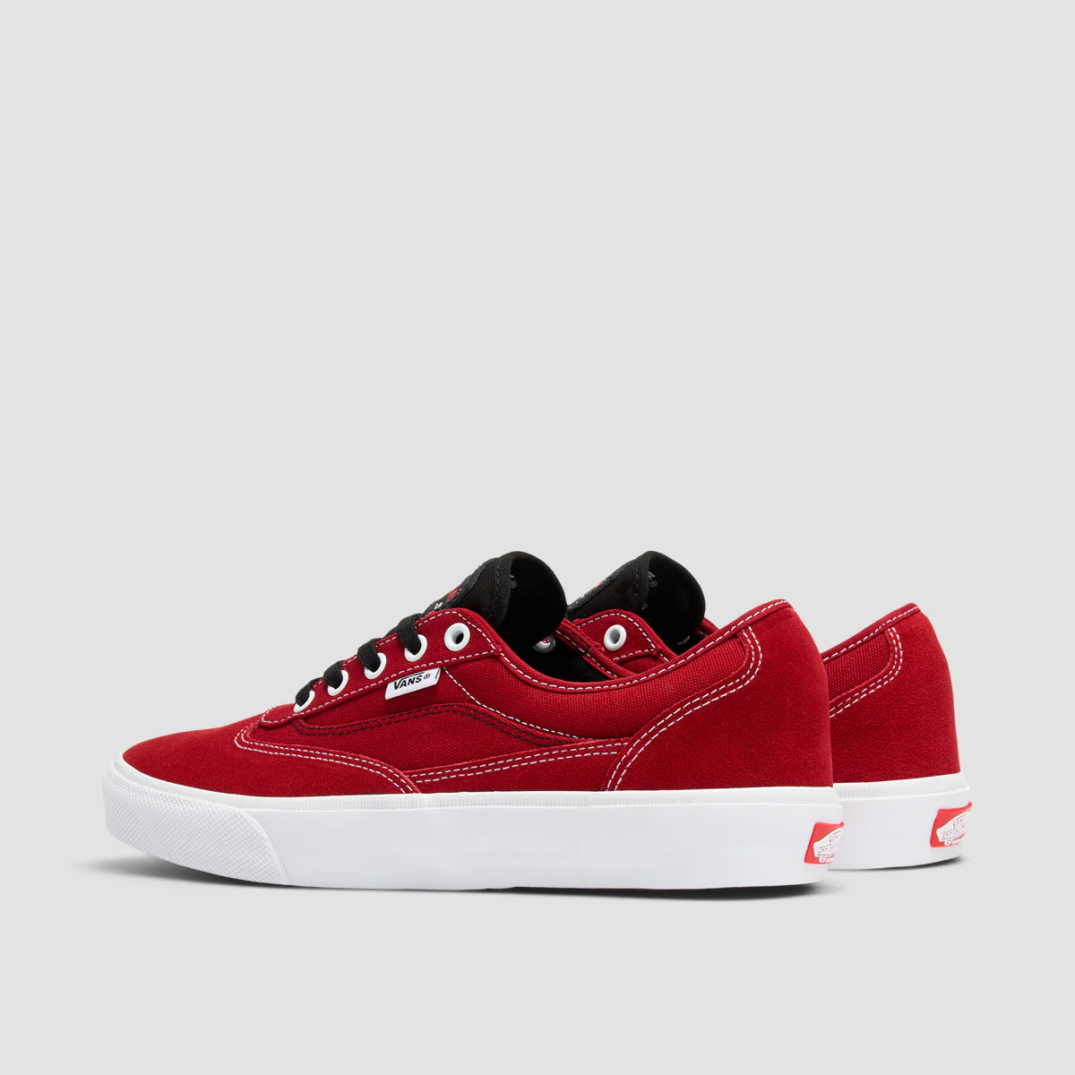 Vans Skate Curren Caples Shoes - Red/White - Image 3