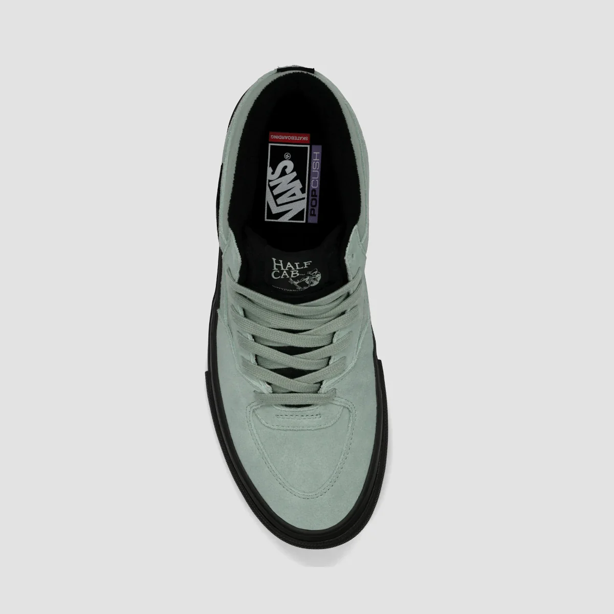 Vans Skate Half Cab Mid Top Shoes - Gray Olive - Image 2