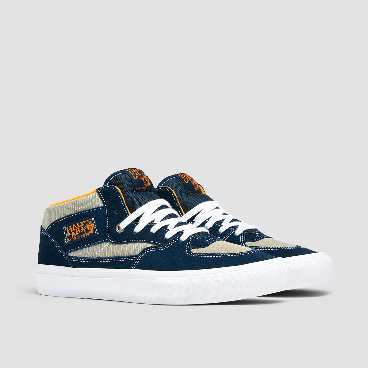 Vans Skate Half Cab Mid Top Shoes - Smoke/Navy - Image 2
