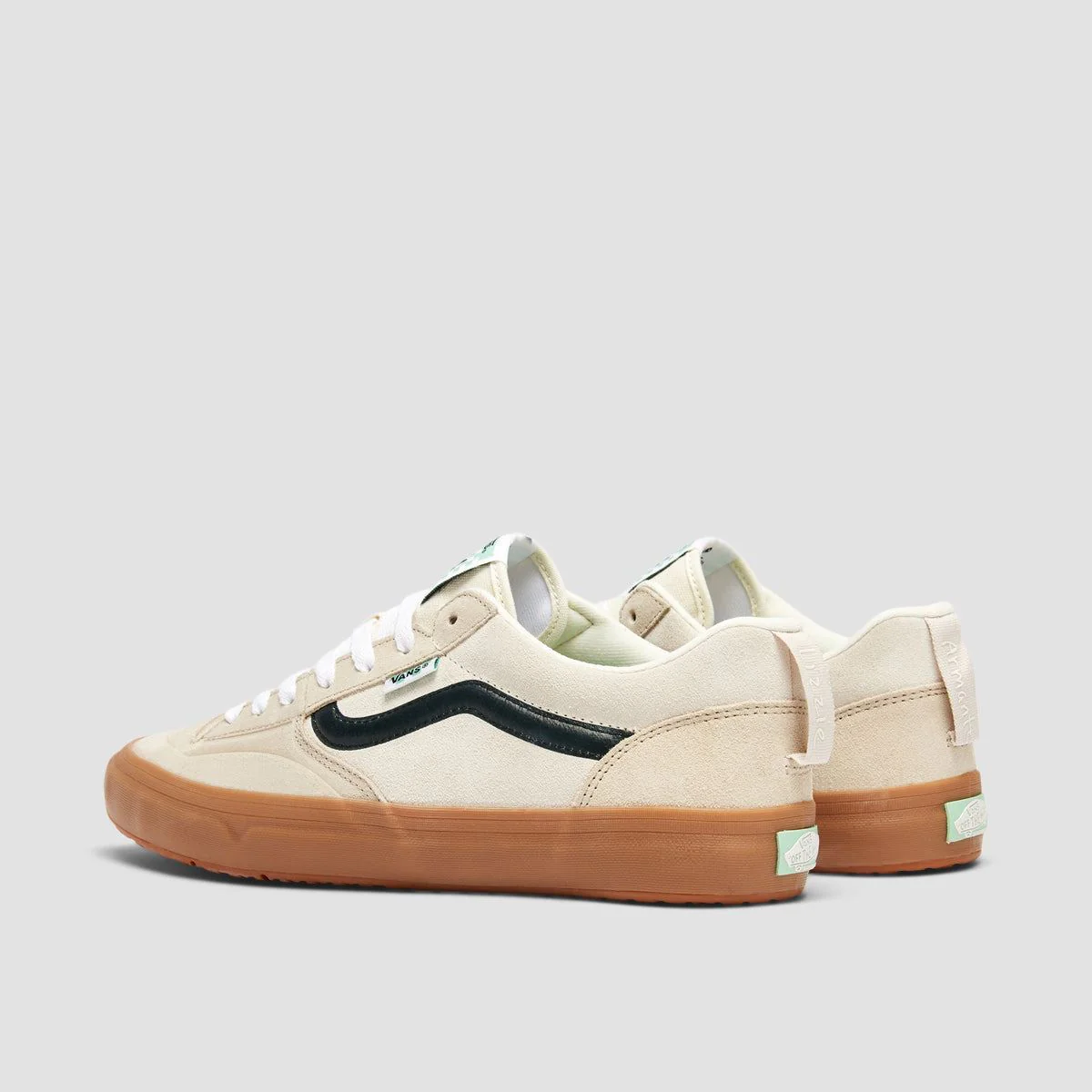 Vans Skate Lizzie Low Shoes - Marshmallow/Gum - Image 3