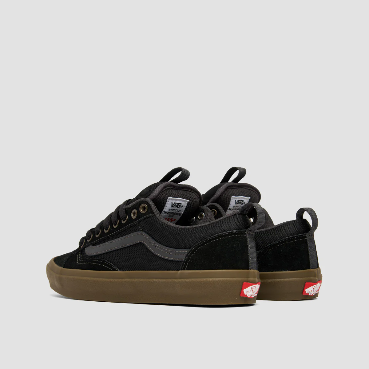 Vans Skate Old Skool 36 + Shoes - Black/Charcoal/Gum - Image 3