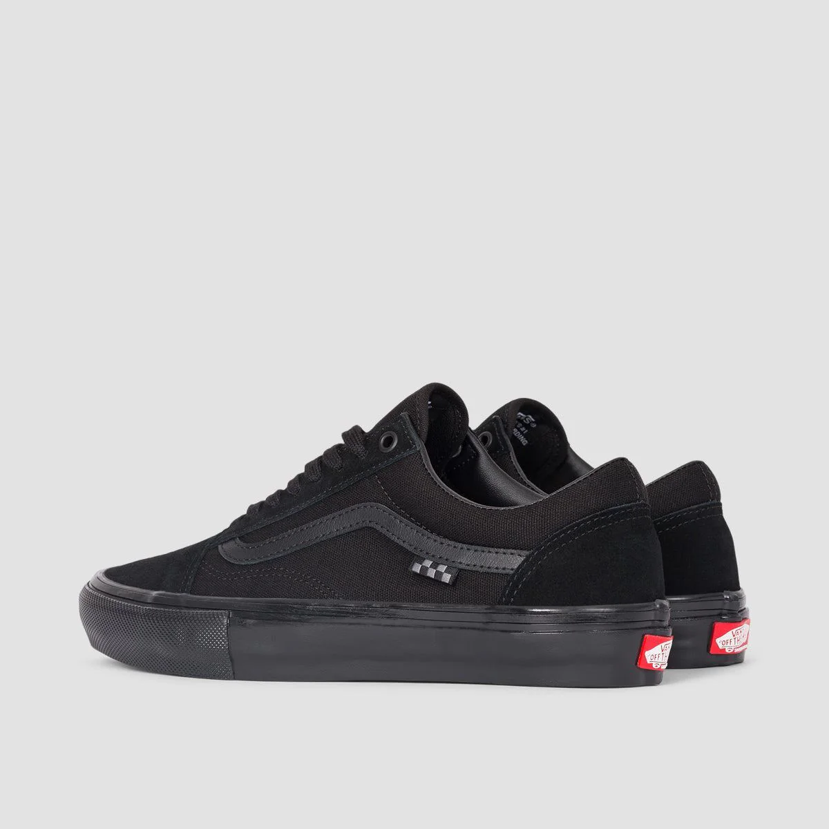 Vans Skate Old Skool Shoes - Black/Black - Image 3